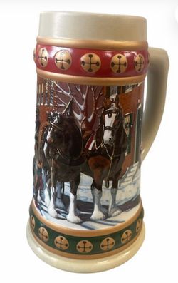 1994 Budweiser Holiday Steins