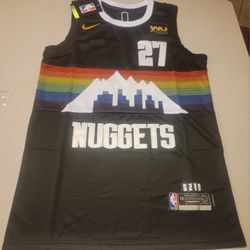 Denver Nuggets murray Black  Jersey New With Tags Stitched  Large And  2xl