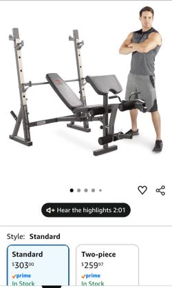Olympic workout bench