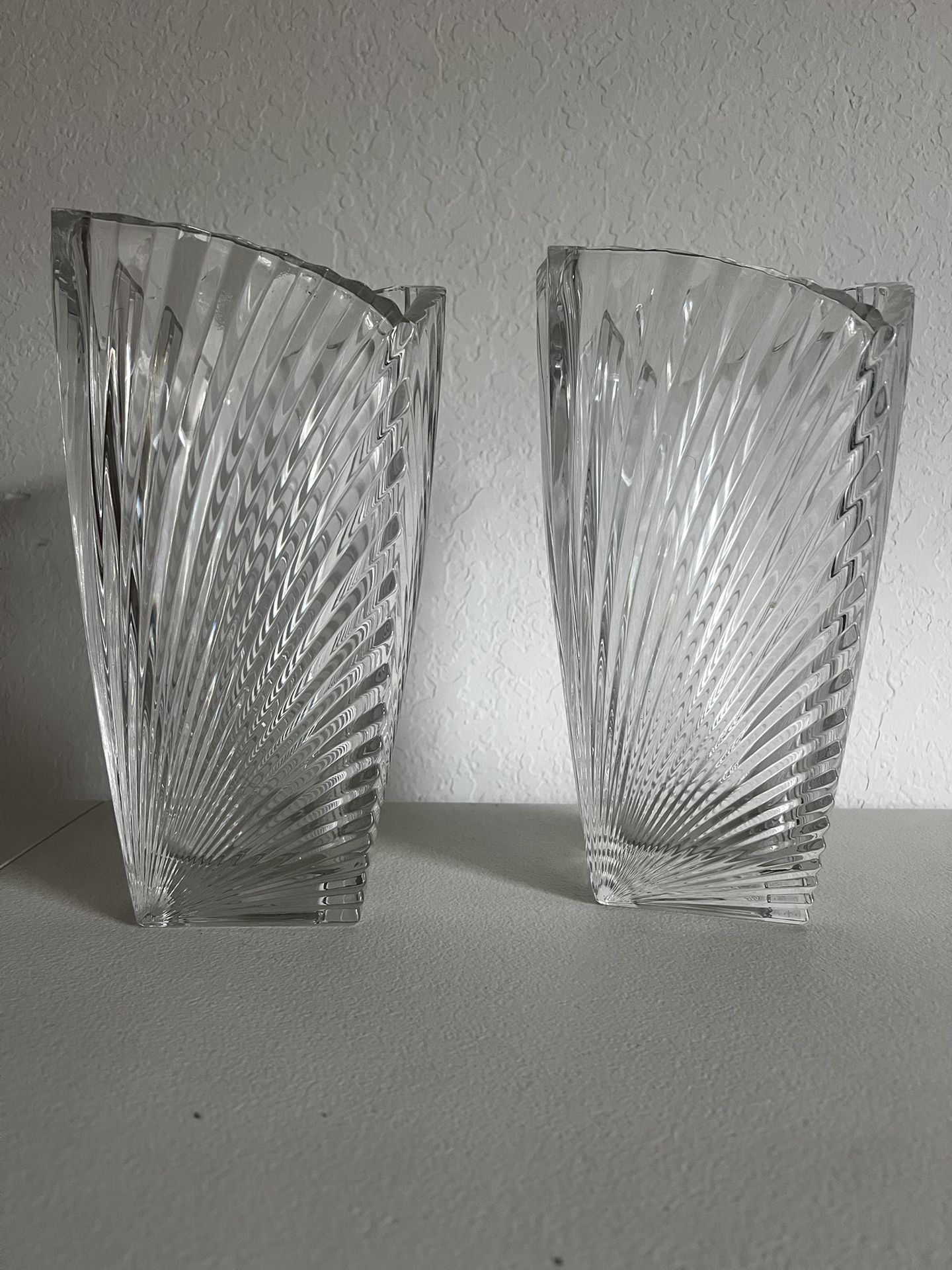 Mikasa Vision Crystal 10 Inch Vase (Pair)