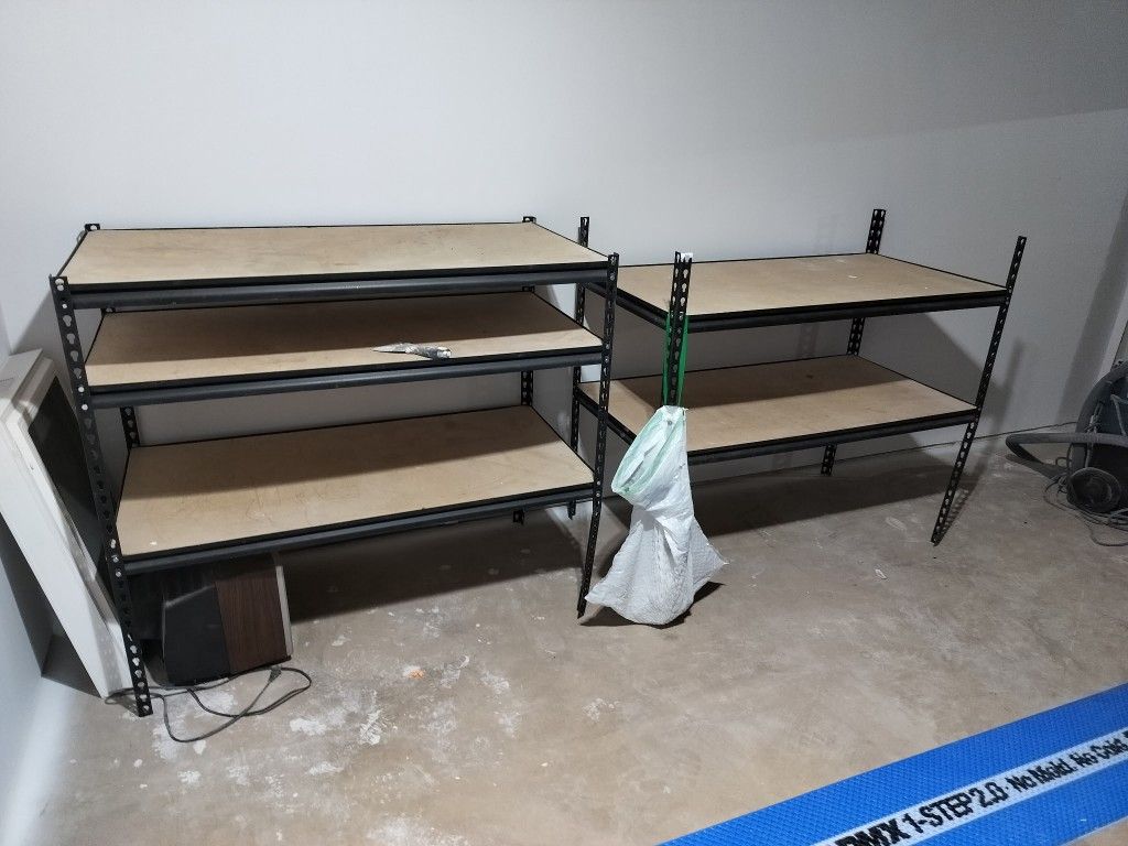 2 Shelves Available Garage Sale June 7th Saturday