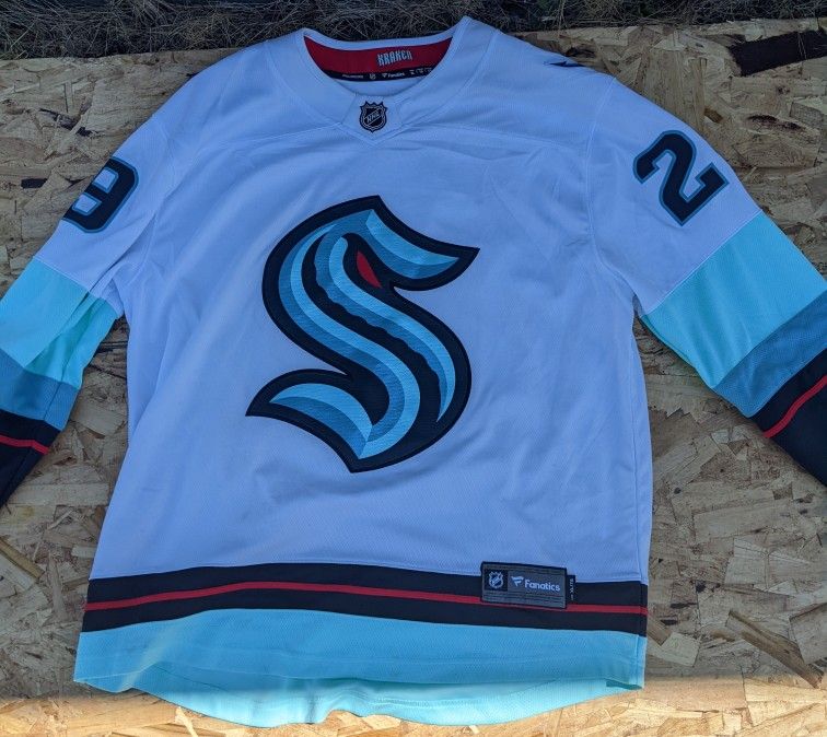 Hockey, Extra Large Vince Dunn White Seattle Kraken Fanatics Breakaway Jersey