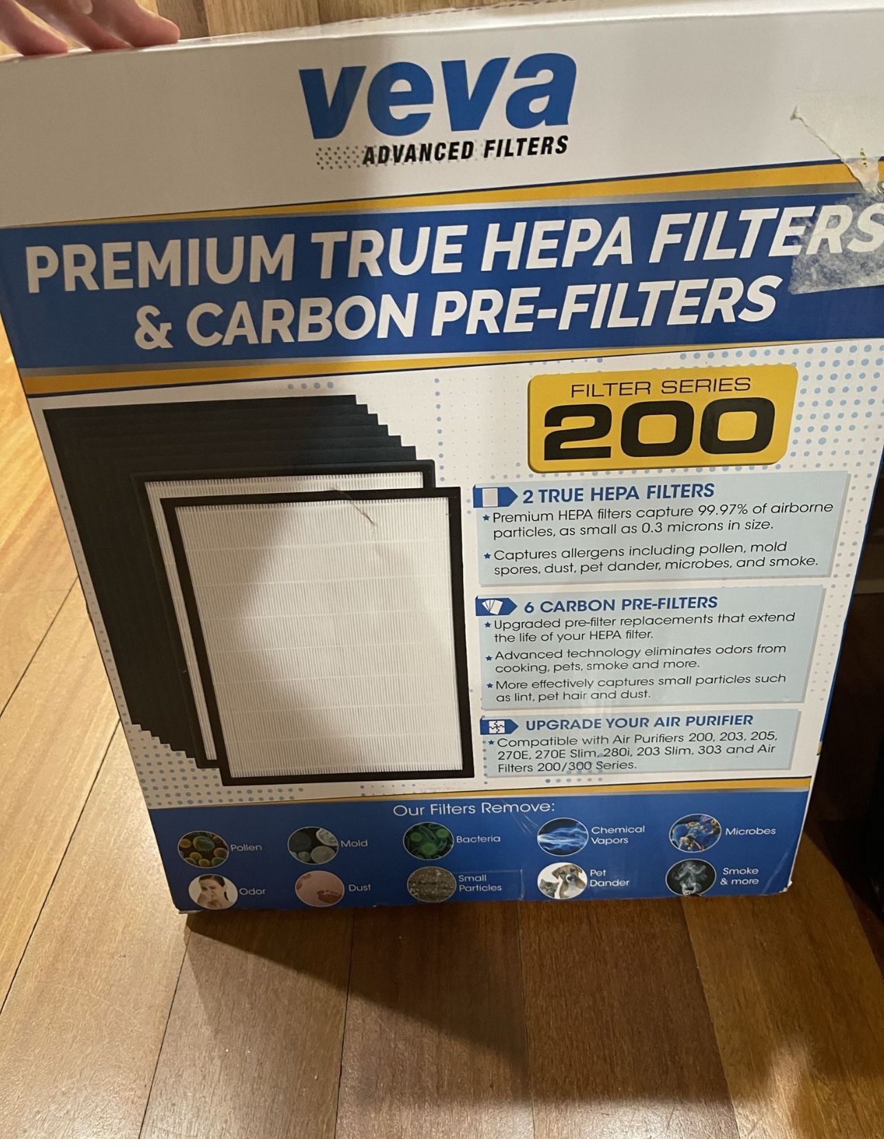 *New* Premium True Hepa Filter + Carbon Pre Filter 17 1/2” X 14” X 1 1/2”