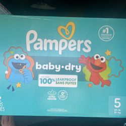 Pampers Diapers Size 5 - $38 Each 
