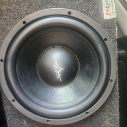 skar audio 12 inch competition sub with box