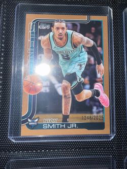 2025-26 Topps Nick Smith Jr. bronze SP /2025 Charlotte Hornets