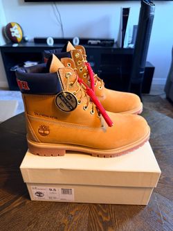 Timberland x New Era Heritage Premium 6-Inch Boston Red Sox Waterproof Boot