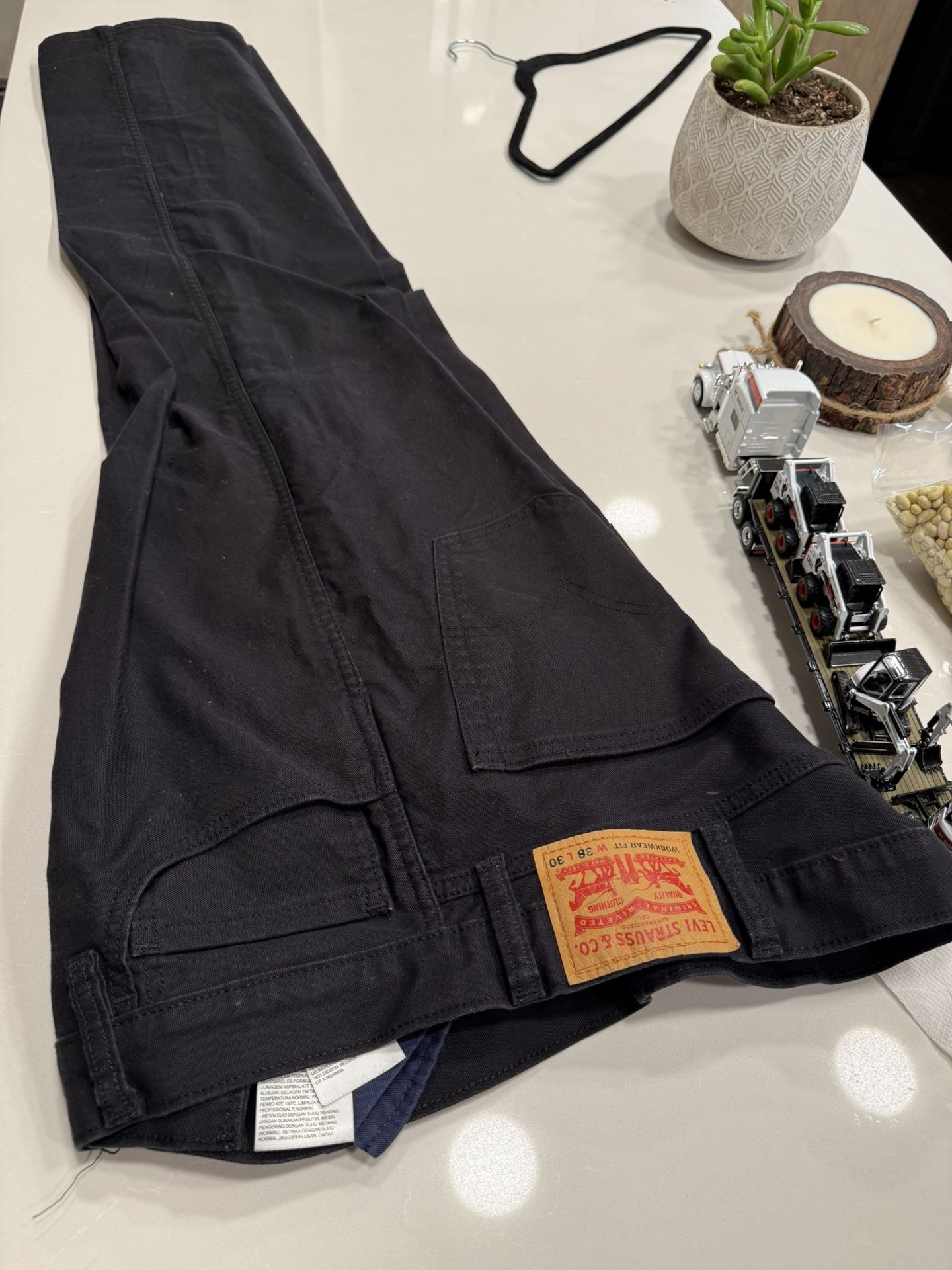 Levi’s Workwear Fit Jeans, Black, 38 X 30