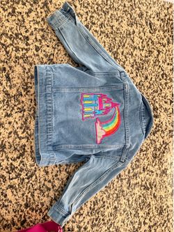 Size 3 toddler girls, denim Disneyland jacket