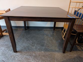 Classic Dark Wood Dining Table