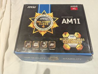 MSI AM1i Motherboard And AMD Athlon 5350 Combo