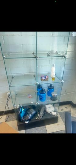 Glass shelves
