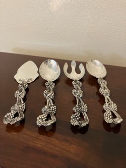 ESTATE SALE: Studio Silversmiths serving utensils