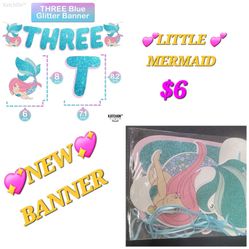 💖NEW💖
🧜‍♀️LITTLE MERMAID BANNER🧜‍♀️ 