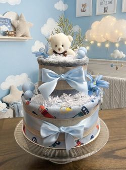 Baby Boy, Diaper Cake Gift