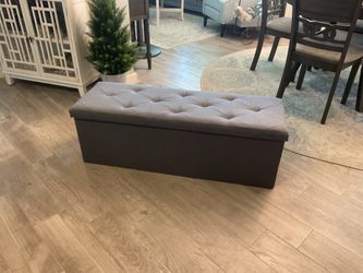 Extra Large 43” Folding Storage Ottoman Bench Brand New In Box (Regular $38.99)  NOW! $23.00 Lowest Price Online!