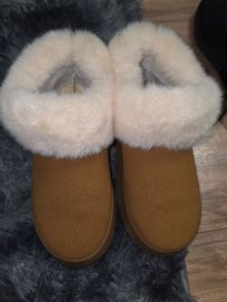 Fluffy boots