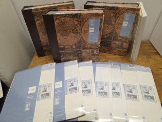 Three New World Travels Photo Albums With Seven Packets Of Refills, Brand New!
