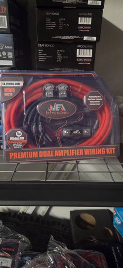New!! Elite Audio 0 Gauge Wiring Kit Dual