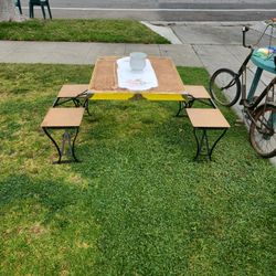 Vintage Camping Table