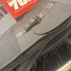 Men’s black leather backpack brand new never been used