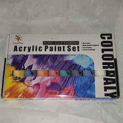 Colorplay Acrylic Paint Set 8 Colors
