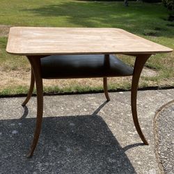 Mid century modern widdcomb end table