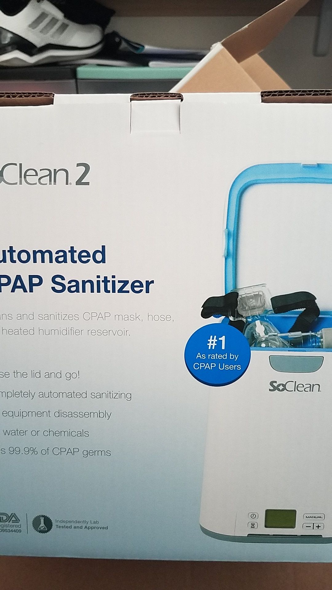 So clean 2 CPAP machine brand new never been opened