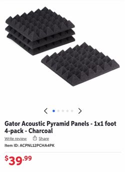 Pyramid sound proof panels