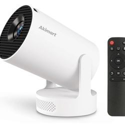 Akimart HY300 Ultra Mini Projector with Dual-Band WIFI6 5G Wireless 5.4 Bluetooth Android 11
720P Native
Soundbase Speaker
Auto Vertical Keystone 180°