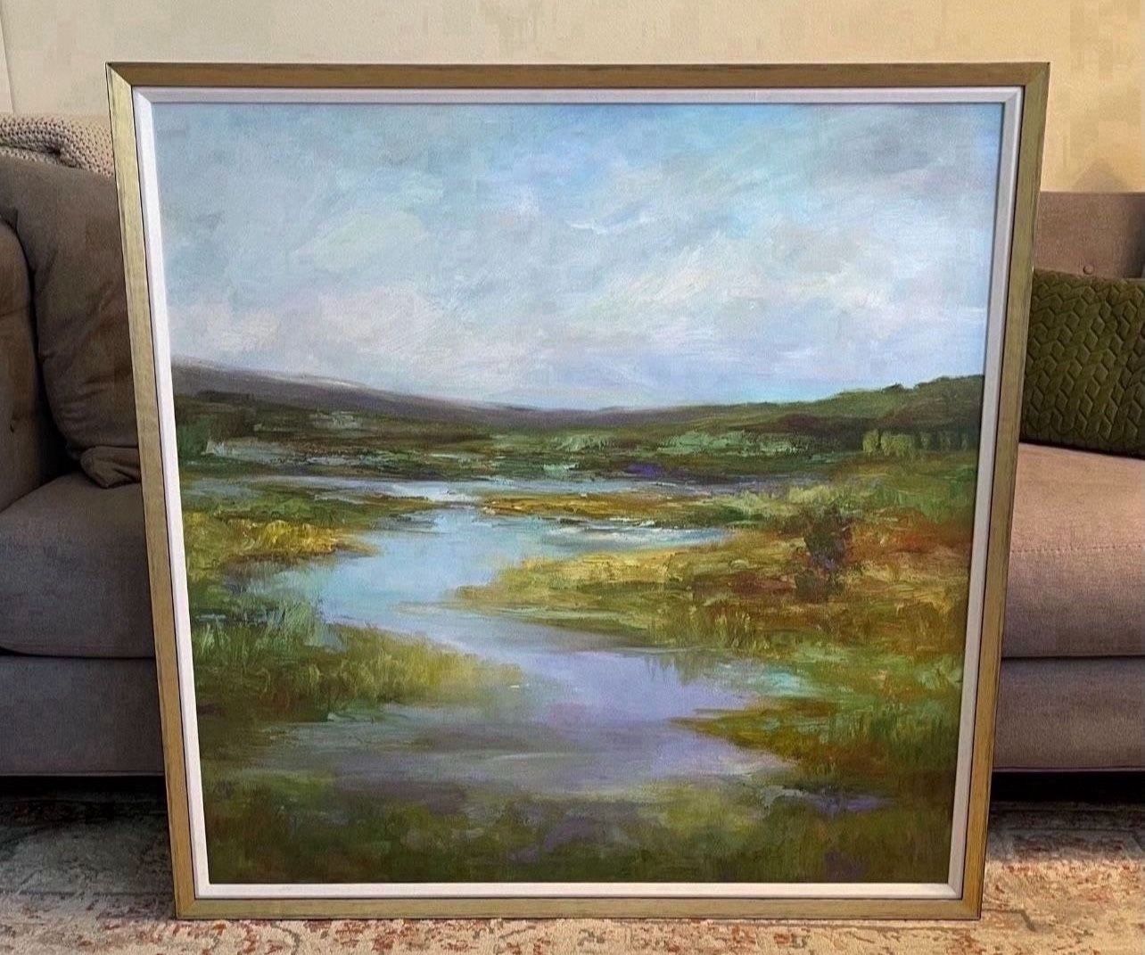 Stunning Ethan Allen ‘Marsh Sanctuary’ canvas artwork