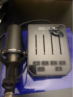 SHURE 7M7B MICROPHONE & GOXLR MINI