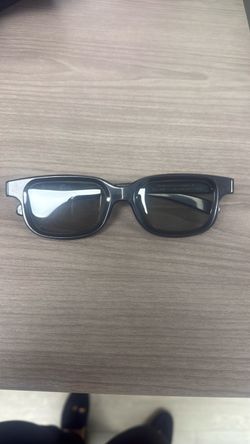 Black Rectangular Frame Sunglasses