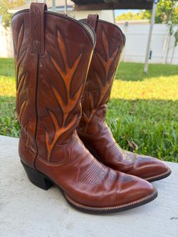 Dan Post Western Leather Cowboy boots size 10