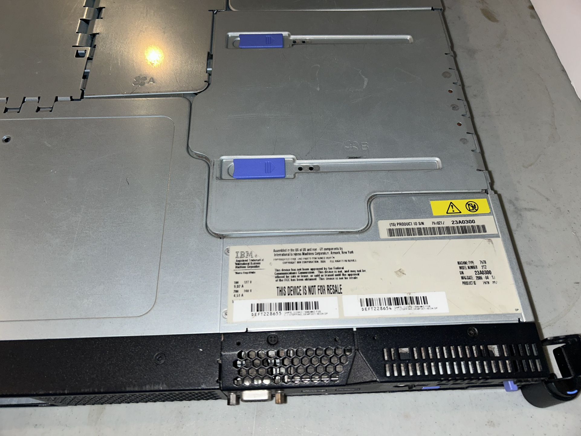 IBM System X 3550 Servers