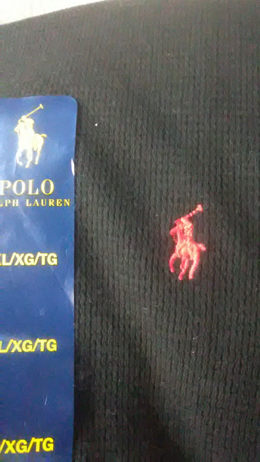 Brand new men's polo long sleeve shirt
