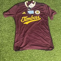 Adidas Portland Timbers Jersey 2024 Archive 3rd Men's Size Small NWT