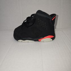 Nike Air Jordan 6 Retro Black  Infrared  ( TD )