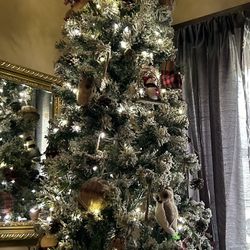 Slim Christmas Tree  About 7 Feet Tall 