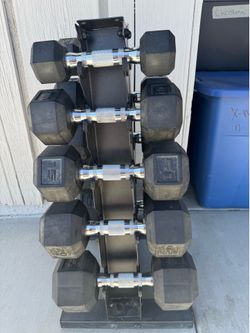 Dumbbells 150lb set