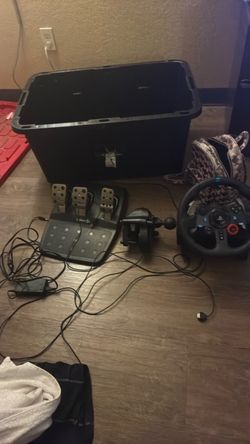 Logitech G29 w/ pedals and 6 speed shifter