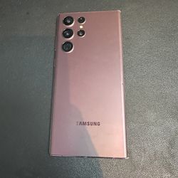Samsung Galaxy S22 Ultra 5G Burgundy 128Gb Unlocked All Carriers Perfect