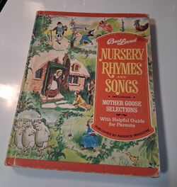 Vintage Nursery Rhymes & Songs Book