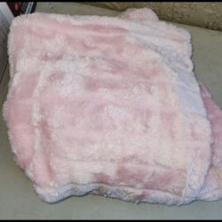 Soft Pink Throw Blanket 