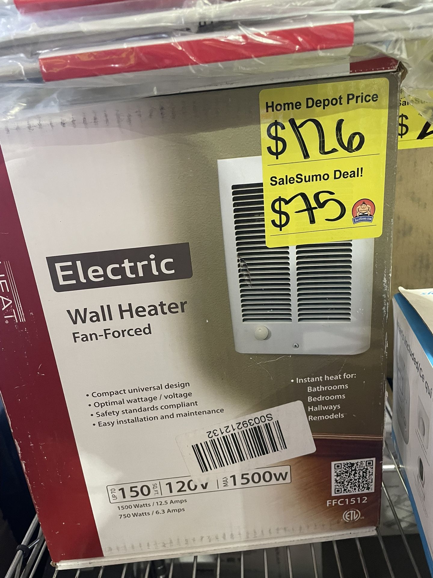 SaleSumo electric wall heater