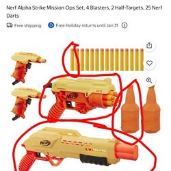 Nerf Alpha Strike Mission Ops Blaster Set! 