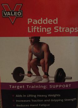 New! Padded lifting straps