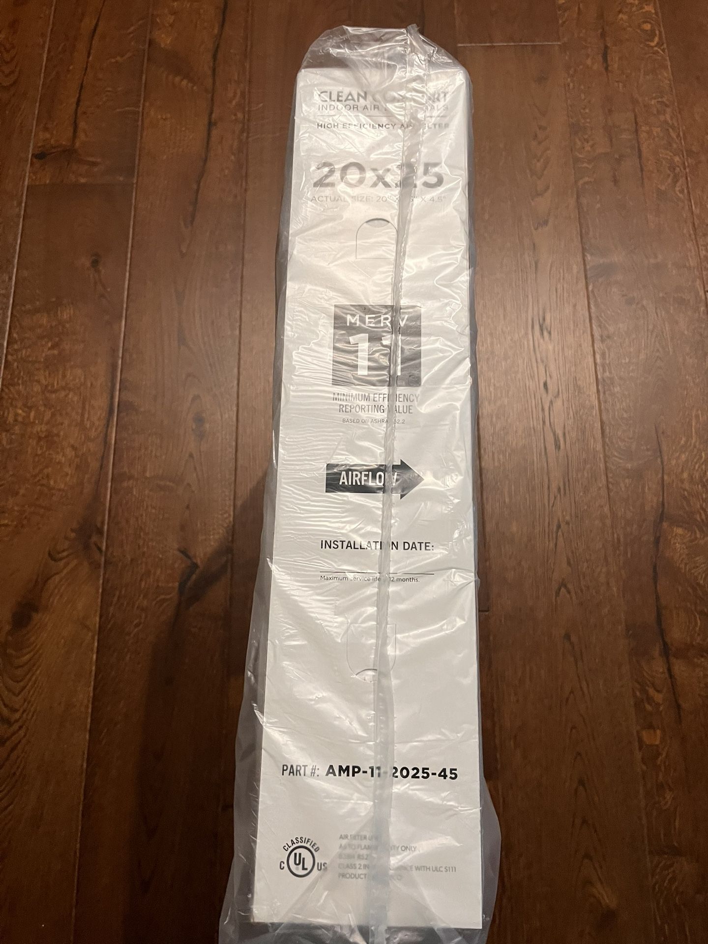 Clean Comfort Air Filter, MERV 11