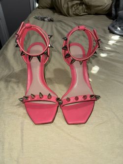 Pink Alexander McQueen Heels 