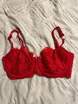 Victorias Secret Red Lace Bra~ 32DDD
